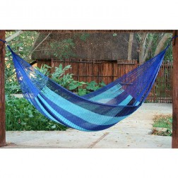 King Cotton Mexican Hammock in Caribbean Blue