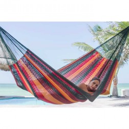 Queen Cotton Mexican Hammock in Imperial