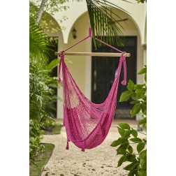 Mexican Hammock Swing Chair in Mexican Pink
