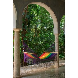 Mexican Resort King Hammock in Rainbow