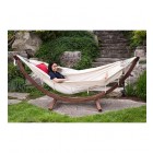Solid Pine Frame & Double Hammock Combo - Natural