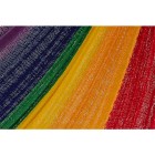 Jumbo Cotton Mexican Hammock in Rainbow