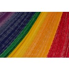 Single Cotton Hammock in Rainbow