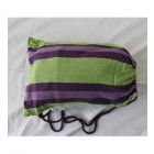 Relax Double Hammock & Frame Combo in Purple and Green bag