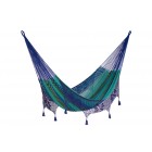 King Deluxe Outdoor Mexican Hammock in Caribe