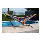 Tropical Double Hammock & Stand Combo