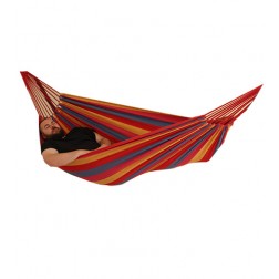 Relax Double Hammock in Red, Yellow & Blue